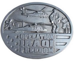 Operation Iraqi Freedom buckle